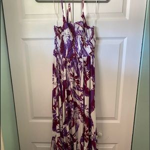 Free People tropical print dress size large